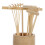HEMOTON Bamboo Zen Garden Rake Set 1 Set 3