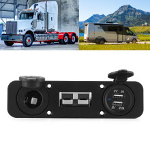 50A 600W Dual USB Cigarette Lighter Socket for Ships & Motorhomes