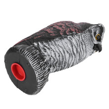 Fake Owl Statue Decoration Outdoor Garden Plastic Repeller Hunting Decoy1021‑1