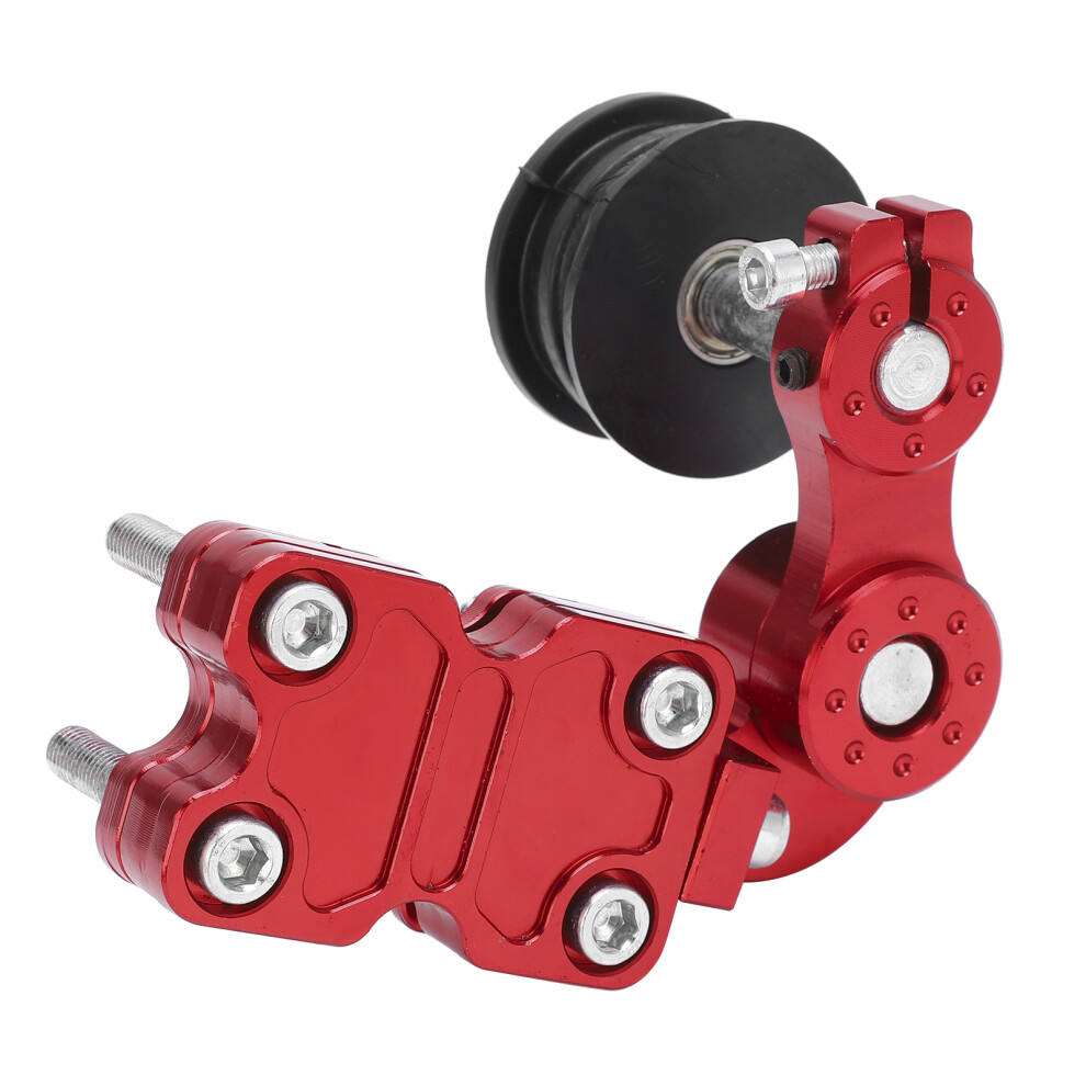 Motorcycle Chain Tensioner Automatic Adjuster Universal For Atv Dirt Bike (Red) Red 7611391620239