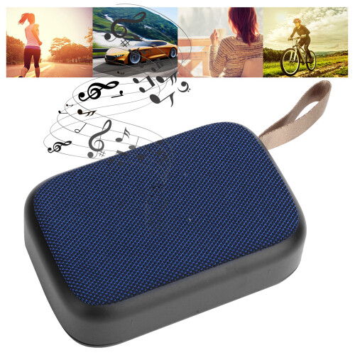 Wireless Bluetooth Mini Speaker 3W Stereo, 150Hz-20KHz, Blue