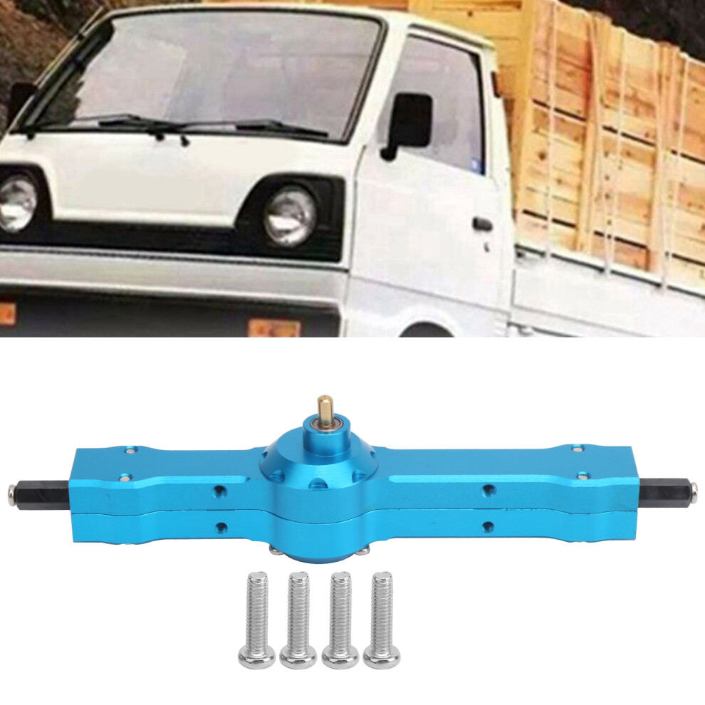 Wpl D12 Rc Truck Rear Axle Assembly 127Mm Aluminium Alloy B Durable Part Blue 7601391622081