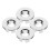 4 Pcs Bathroom Sink Overflow Trim Ring Kitchen Drain Cover Basin Decorative 7