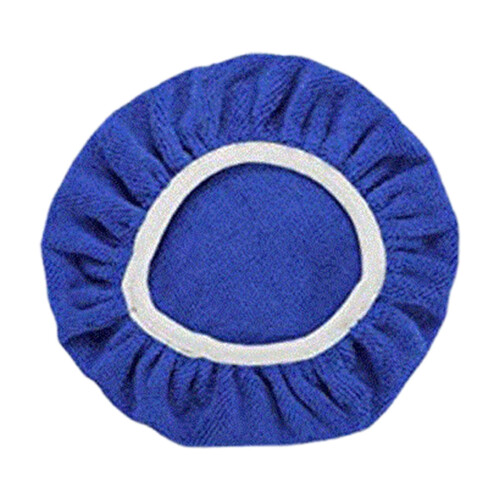 Car Polisher Bonnet 9-10 Inches Soft Microfiber Blue 1
