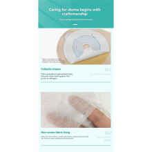 20PCS Colostomy Bags Ostomy Supplies Piece Drainable Ostomy Pouch for Ileostomy Stoma Care, Cut-to (20-65cm)