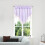 Solid Color Triangle Valance 52x24 inch Rod Pocket 5