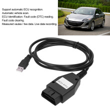 Auto Diagnostic Cable for Ford OBD2 USB Interface, Multi-Language Support