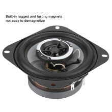 2pcs 4-Inch 250W Car Speakers Coaxial Audio for Front/Rear Doors Black