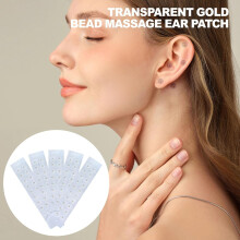100 Stuks Gouden Oorsteentjes, Acupunctuur Oorstickers voor Angstvermindering, Acupressuurmassage, Oorsteentjes