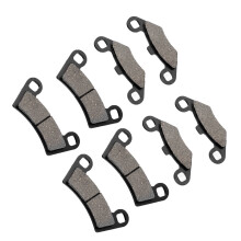 8Pcs Front & Rear Brake Pads Replacement for Polaris RZR 800 2008-2015