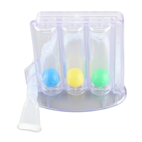 ThreeBall Deep Breathing Exerciser PE Lung Vital Capacity Training 1