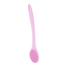 Silicone Back Scrubber Shower Brush Pink, 35cm, Quick-Dry Exfoliating