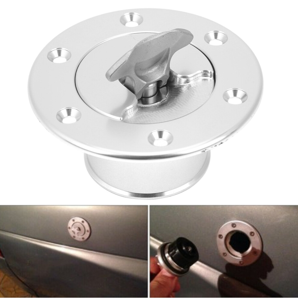 Fuel Cell Tank Cap Cover 1.4In Universal 6ÂBolts Flush Mount Car Part 9301391626925