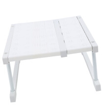 Expandable Wardrobe Organizer Shelf 27-38cm, Carbon Steel & ABS
