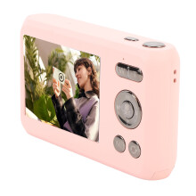 4K 64MP Digitale Kamera mit 16-fach Zoom, 2,7" Bildschirm, Pink