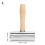 Leather Craft Edge Roller 100mm Wooden Handle Edge Rolling Tool SilverL 3