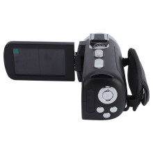 4K HD Camera with 64MP 28X Zoom Rotation Screen & LED Light for Travel Videos