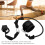 Ankle Strap Set Double Metal D-Ring, Adjustable for Legs, Butt & Core Exercises (Black) 8