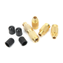 4-in-1 Copper Tire Deflator Tool for Offroad Vehicles, Gold, Universal