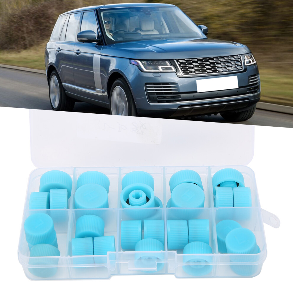 Air Conditioning Valve Dust Covers 30 Pack Replacement Refrigerant Port Caps 5051391631606