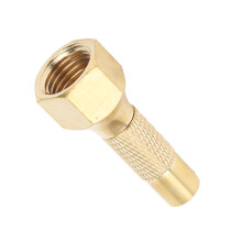 Twist On Air Chucks Brass Tire Inflation Valve 1/4in NPT