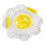 Inflatable Baby Float with Seat Flower Shape, 55cm, PVC 2