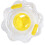 Inflatable Baby Float with Seat Flower Shape, 55cm, PVC 4