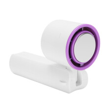 Handgehaltener Ventilator mit Eisekühler, 4000mAh USB-wiederaufladbar, Weiß