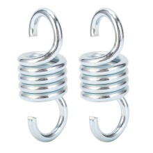 Heavy Duty Galvanized Iron Hammock Spring Hooks 7mm 500kg Pair