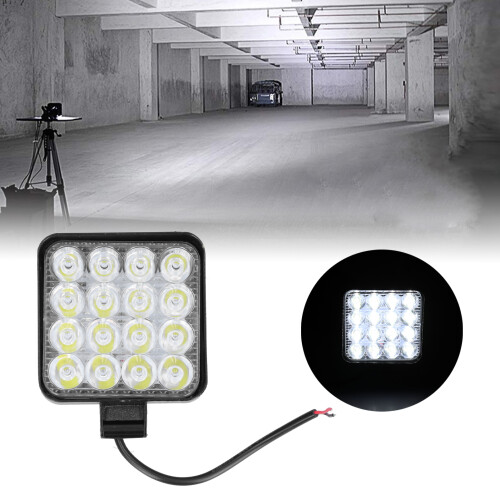 48W LED Work Lamp 2000LM 85mm White Waterproof IP68