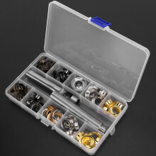 Grommet Tool Kit with Eyelets 12mm Boxed Hardware for Fabric Work