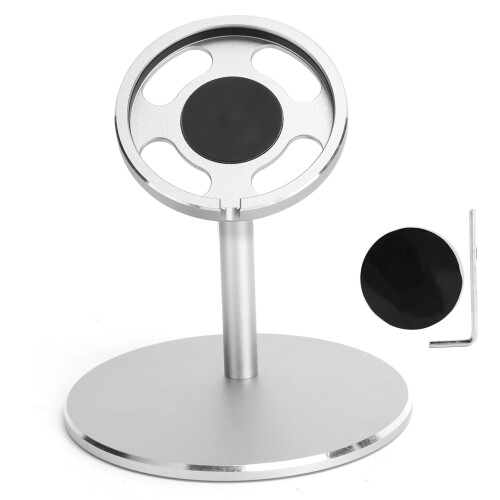 Wireless Charging Pad Stand for iPhone 12, Silver, Aluminum Alloy 1