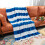 Soft Flannel Throw Blanket Queen Size 90 x 90 Inches Blue 5