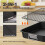 Non-Stick Roasting Pan Set Deep Easy-Clean 2 pcs 4