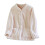 Women's Flannel Button-Front Fleece-Lined Long Sleeve Top 2