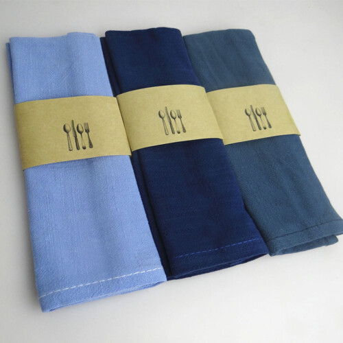 Grey Napkin Dinner Cloth for Wedding Party 12 Pack 1
