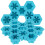 Snowflake Ice Tray Food Grade Silicone Ice Cube Making Baking Tool for Home Users 2 Pcs 5