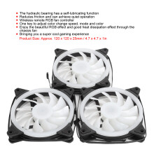 PC Gehäuselüfter 120mm RGB 3er-Set
