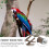 Parrot Stand Large Perch Bird Gnawing Toy 2 Pcs 5