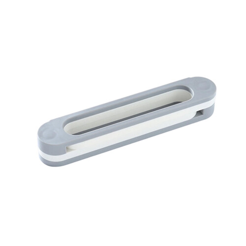 3-in-1 Bathroom Slipper Rack Gray Wall-Mounted Foldable 1