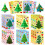 Christmas Face-Swap Puzzle Stickers 6-Pack 6