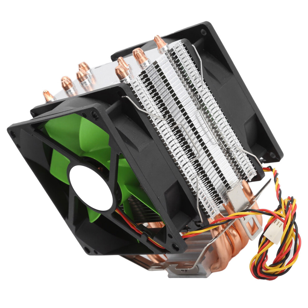 6 Heat Pipe Cpu Cooler 9Cm 3Pin Dual 7340572691941