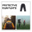 Women's waterproof rain suit pants black 3