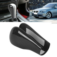 Carbon Fiber Gear Shift Knob Cover Trim for BMW 5 Series E60 2004-2007