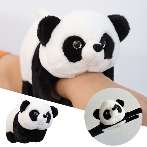 Βραχιόλι Panda Jungle Slap με λούτρινο ζωάκι 1 τεμ. 1