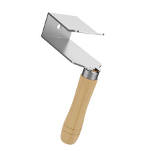 Edelstahl- und Aluminium-Gipskartonbefestigungstool mit Holzgriff, 28 mm Klammer