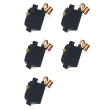 5X 5 Wire Metal Gear Servo for 12428 12423 12427 1/12 RC Car Upgrade Parts Accessories