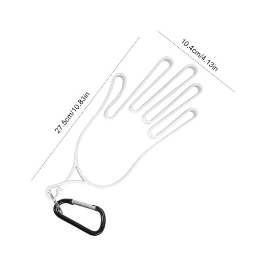 Golf Gloves Support Holder with Carabiner Portable Frame 1