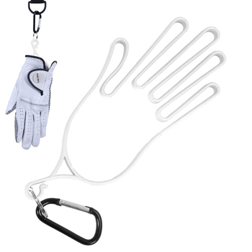 Golf Gloves Support Holder with Carabiner Portable Frame 2
