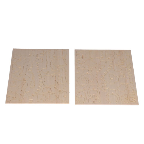 EarlyLearning 3D Wooden Puzzle Bundle Set for Kids 6+ Brain Teasers 1